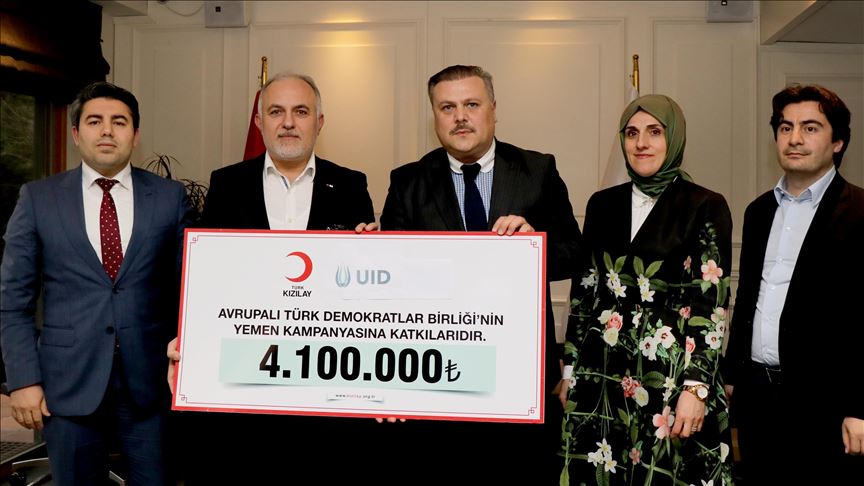 "أتراك ألمانيا" يتبرعون بـ700 ألف دولار لصالح الشعب اليمني