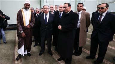 Guterres New York'ta cami ziyaretinde bulundu