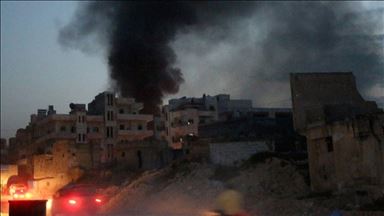 Russian warplanes strike Syria’s Idlib, killing ten