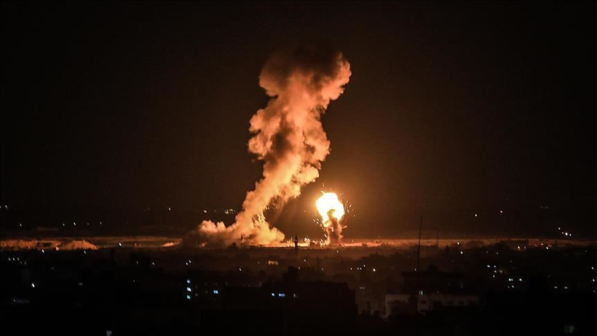 Israeli airstrikes wound 3 Palestinians
