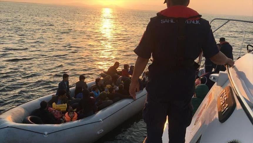 Turkey rescues 55 irregular migrants in Aegean Sea