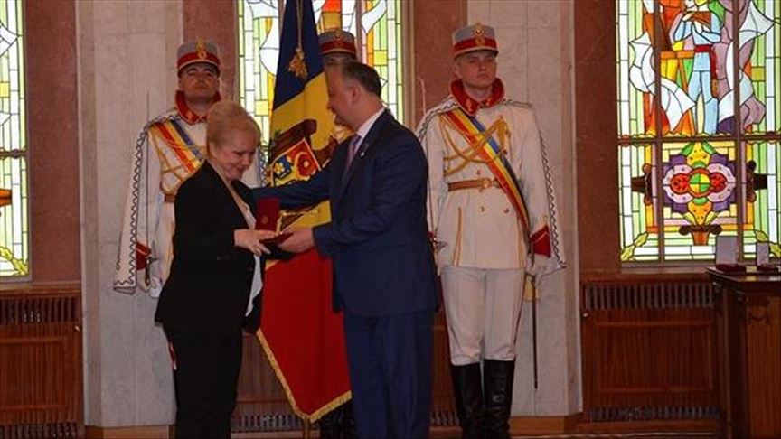 Moldova honors local head of Turkish state aid agency