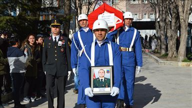 Kazada hayatını kaybeden komando son yolculuğuna uğurlandı