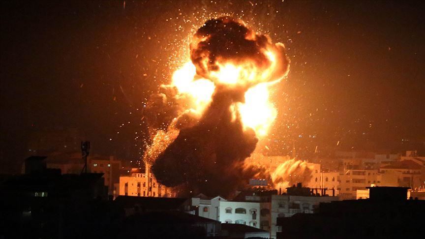 Hamas leader’s Gaza office destroyed by Israel air raid