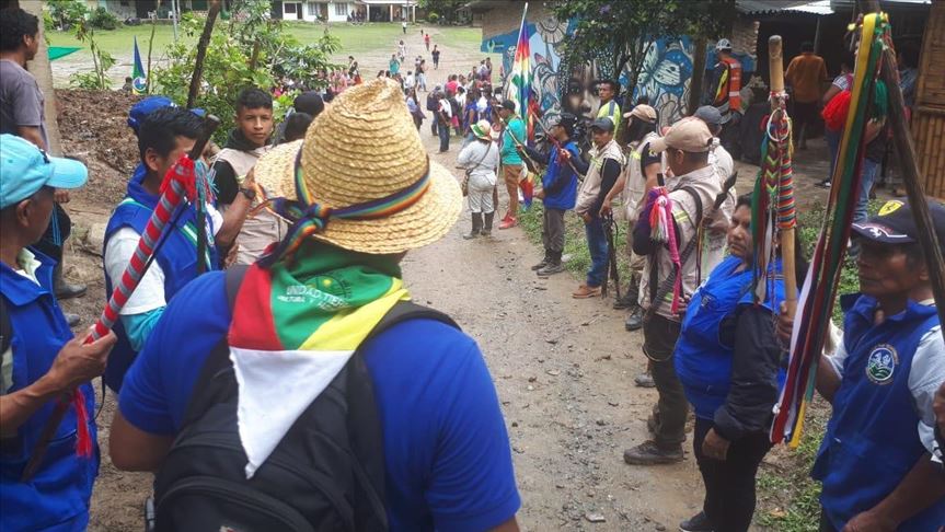 Tras 15 días de bloqueos en vías, más comunidades indígenas se suman a marcha nacional en Colombia