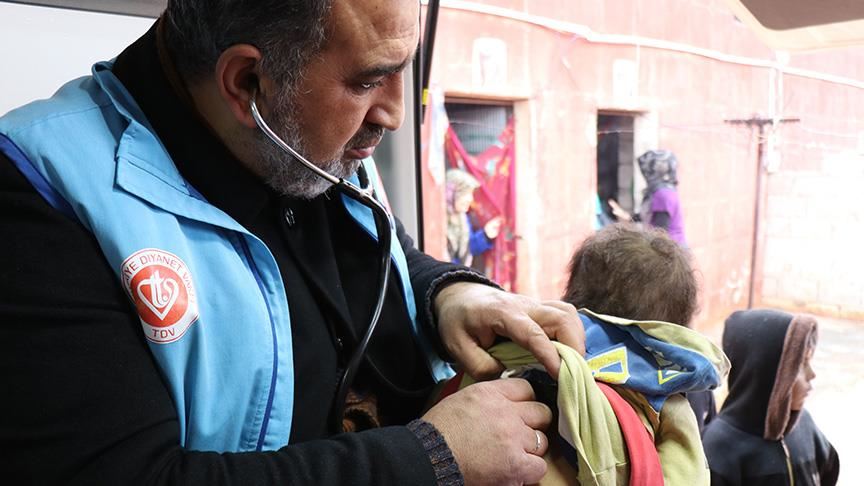وقف الديانة التركي يجري فحوصات طبية لـ40 ألف يتيم سوري   