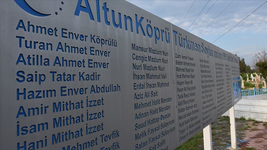 Altunköprü Türkmen katliamı hafızalardan silinmiyor