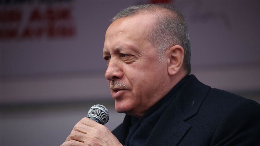 أردوغان يتوعد بتلقين الإرهابيين شرق الفرات الدرس اللازم