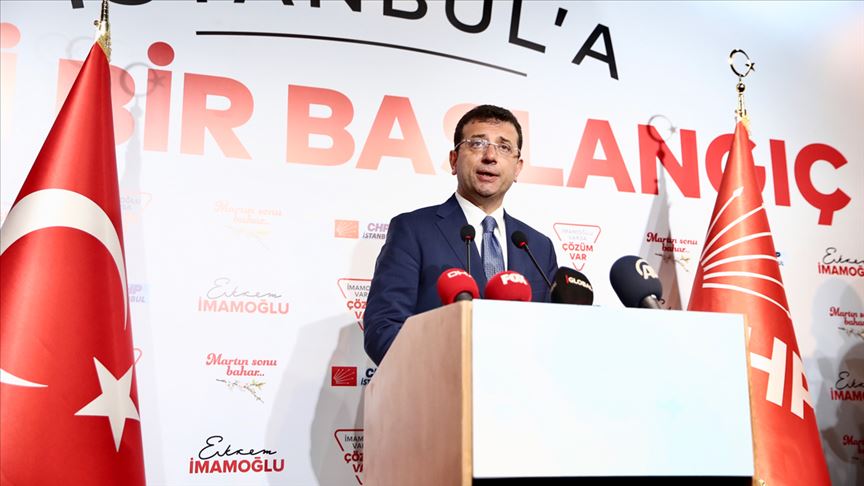 CHP'nin İstanbul adayı İmamoğlu: Umuyorum en yakın zamanda kesin sonuç alınır