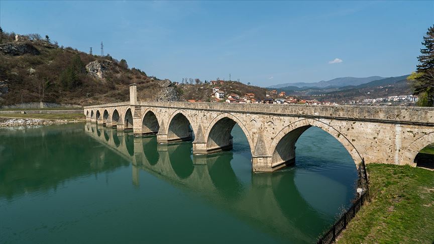 Sokollu Mehmed Paşa Köprüsü'nün restorasyonu resmen tamamlandı