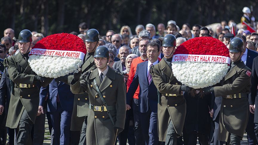 İmamoğlu'ndan Anıtkabir ziyareti