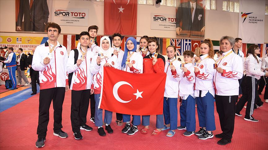 Turkiye Tekvandoda Avrupa Sampiyonu