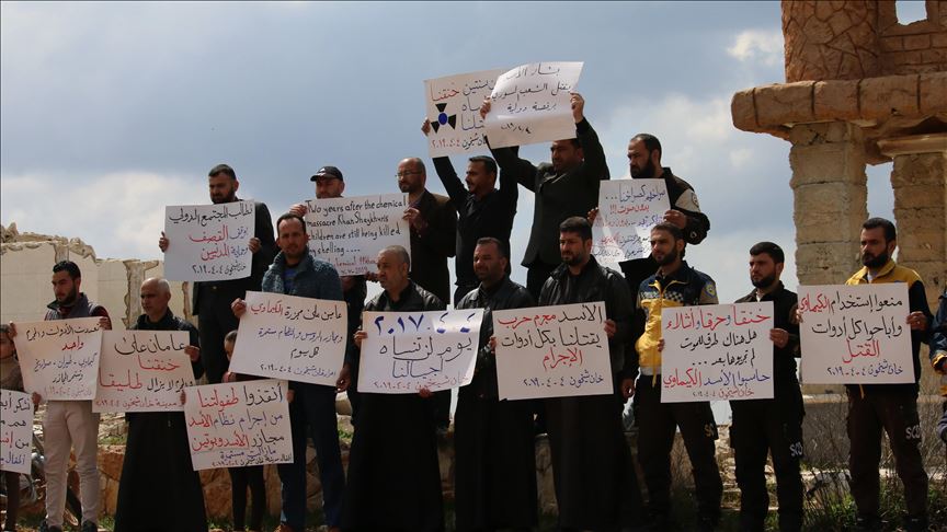 Syrie: les habitants de Khan Cheikhoun commémorent le massacre à l’arme chimique