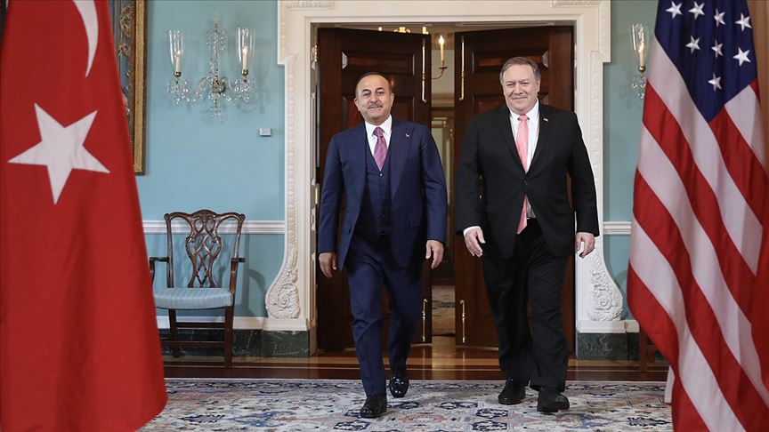 Çavuşoğlu ile Pompeo Suriye ve S-400 konularını görüştü