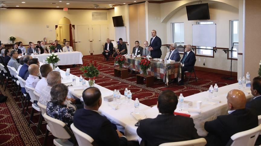 Turkish Fm Meets With Muslim Community Leaders In Miami