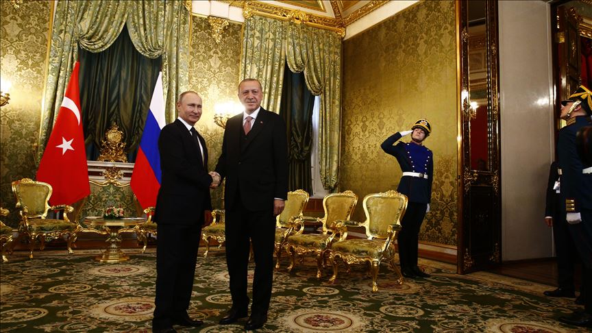 Russian, Turkish presidential meeting begins in Moscow