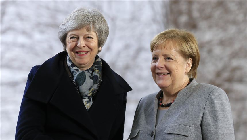 May y Merkel se reunirán este martes en medio de la crisis del brexit 
