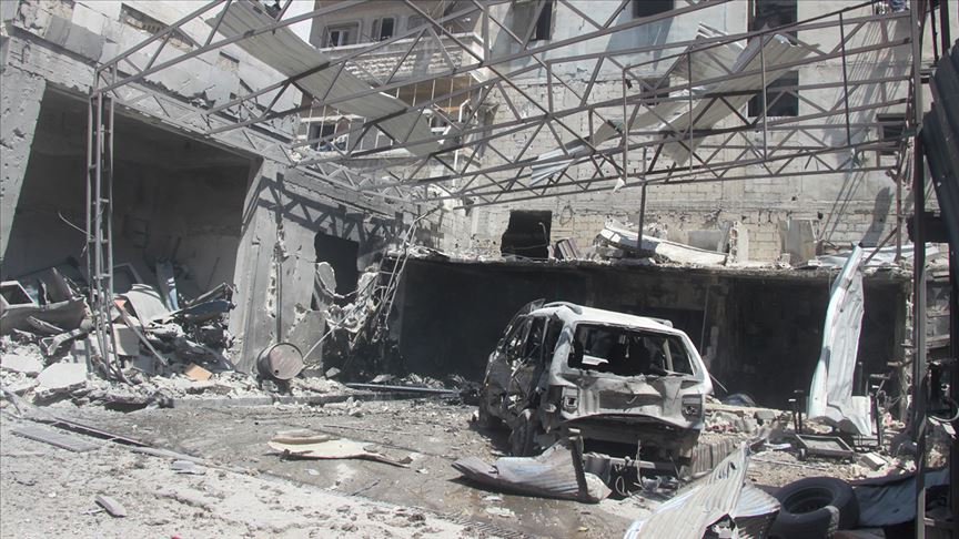 Rakka'da bomba yüklü araç saldırısı