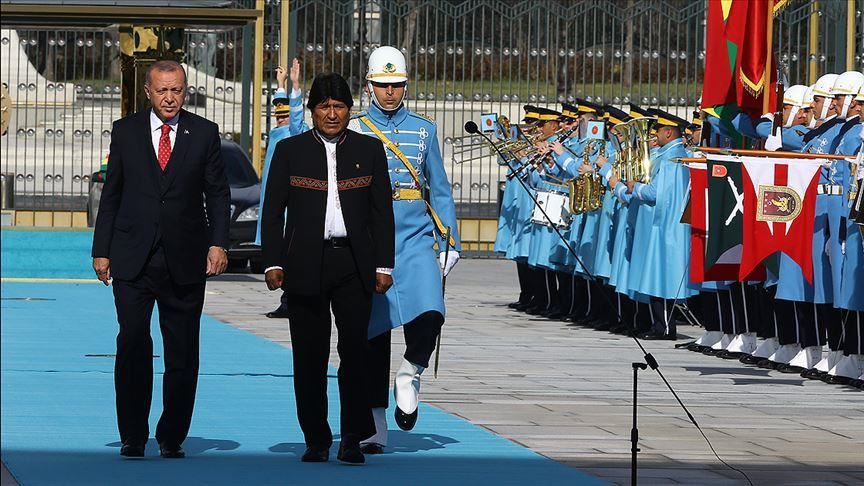 Le président bolivien, Evo Morales, en visite en Turquie