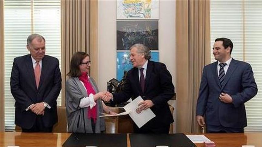 OEA y Colombia firman acuerdo para realizar próxima Asamblea del organismo en Medellín