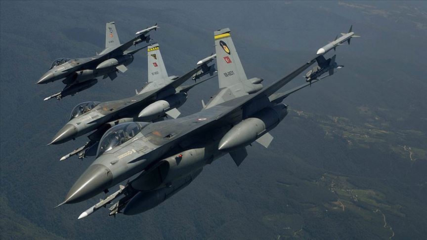 Irak'ın kuzeyindeki terör hedeflerine hava harekatı