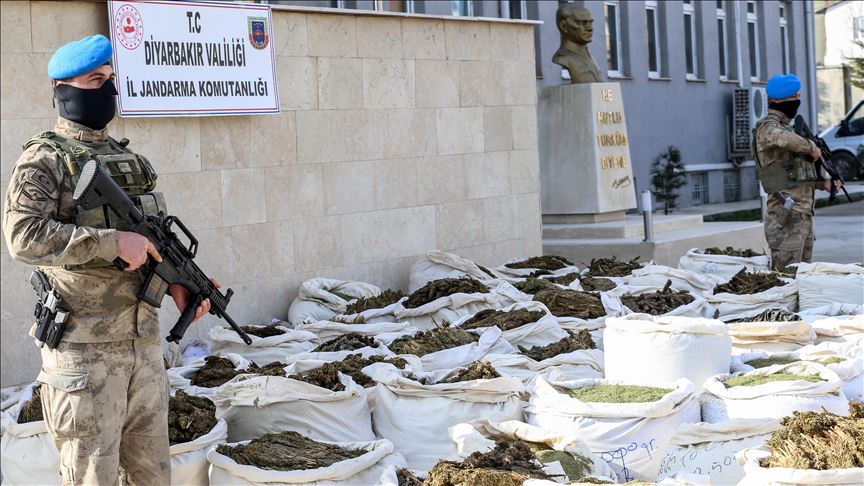 Fuerzas de seguridad turcas incautan 5 toneladas de marihuana en polvo