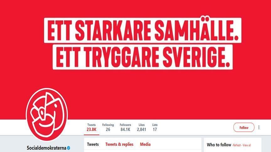 Hakohet llogaria në Twitter e partisë suedeze, shpërndahen postime anti-islame