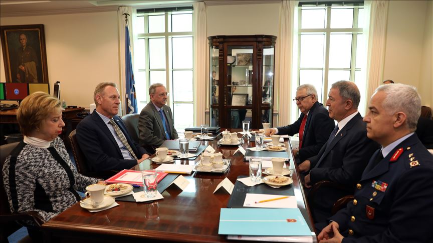 Turkish, US defense chiefs hold talks in Washington