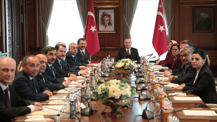 Erdoğan, Türkiye-AB Karma İstişare Komitesi Türkiye kanadı üyelerini kabul etti