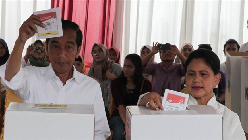 Jokowi-Amin unggul sementara dalam hitung cepat lima lembaga survei