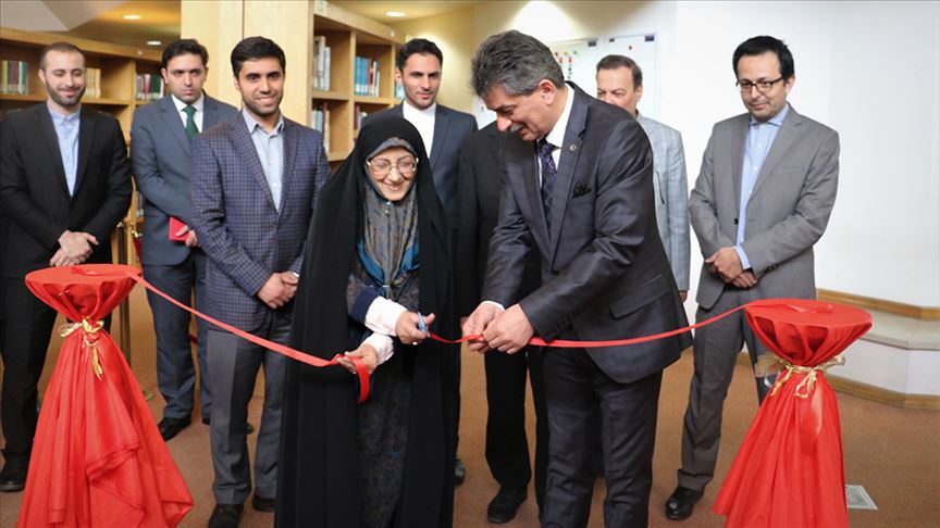 İran Milli Kütüphanesinde 'Türkiye Köşesi' açıldı