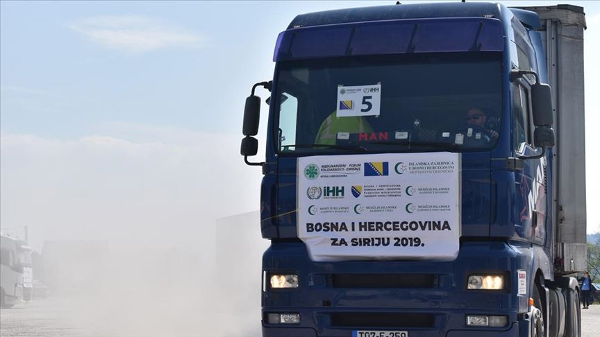 BiH: Upućen humanitarni konvoj sa oko 600 tona pomoći za Siriju