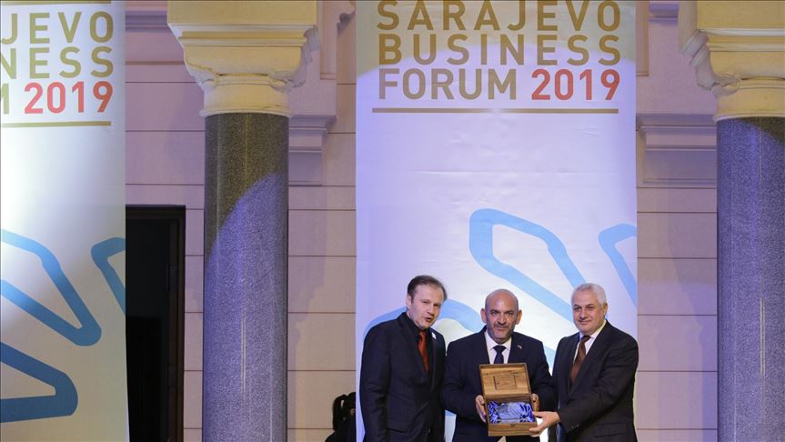 Anadolu Agency receives award at Balkan Davos