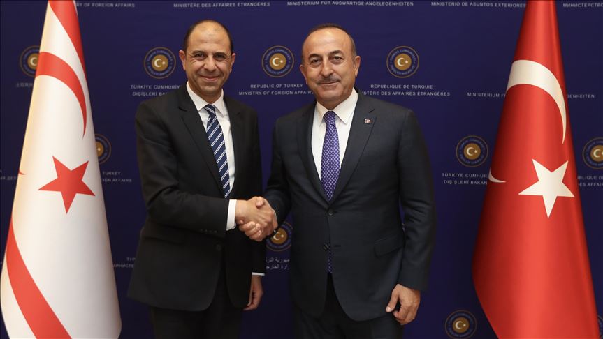 Turkish, Turkish Cypriot foreign ministers meet