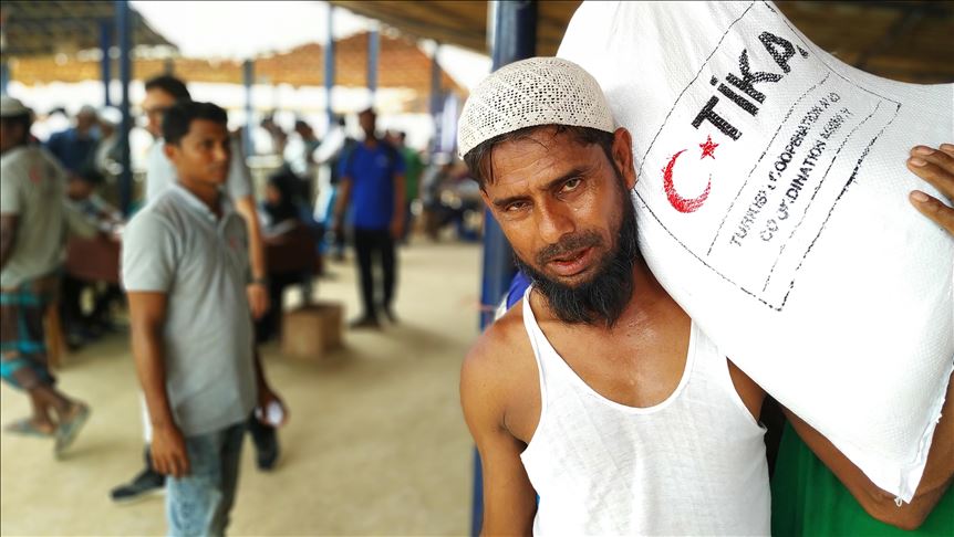 Turkish agency sends food to 1,012 Rohingya families