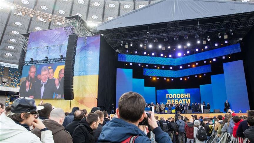 Кандидаты в президенты Украины провели дебаты