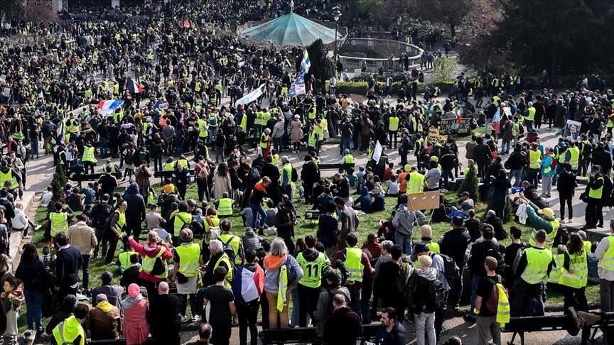 France/Gilets jaunes: l'acte 23 mobilise 27900 manifestants