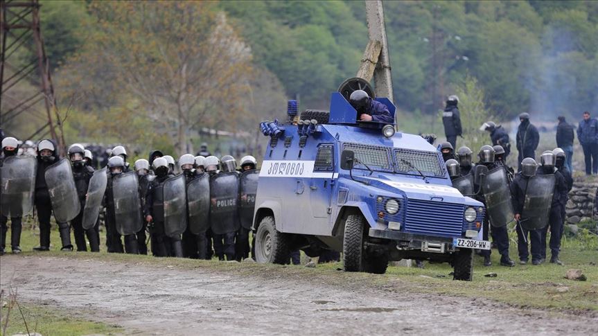 В ходе протестов в Грузии пострадало 55 человек 