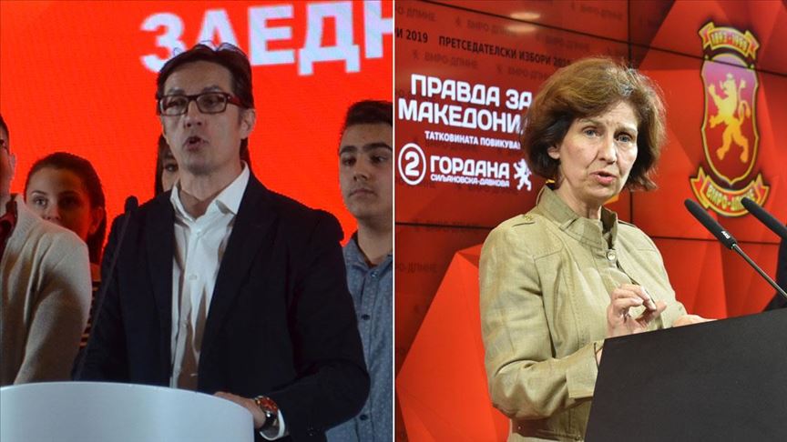 Изедначена трка меѓу претседателските кандидати Пендаровски и Силјановска-Давкова