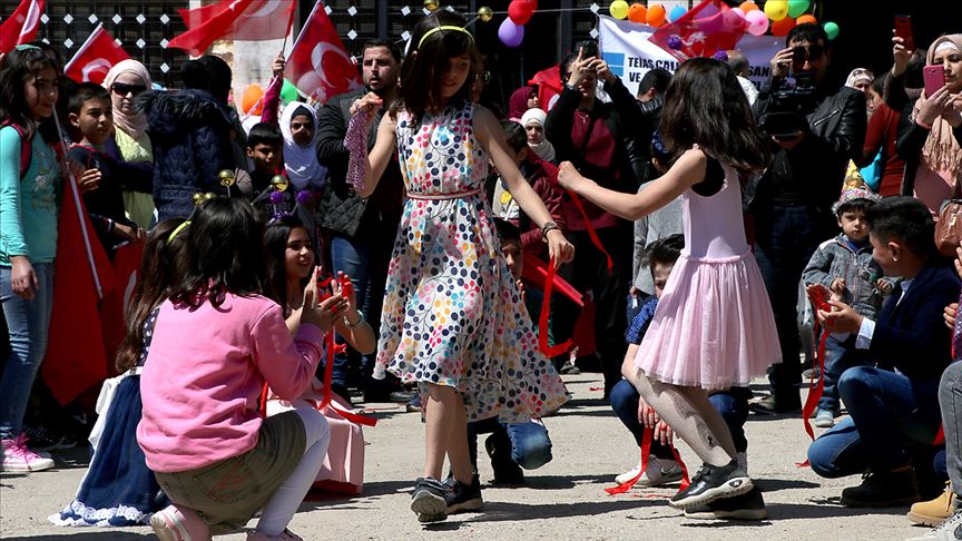 Afrin’de ilk 23 Nisan kutlaması 