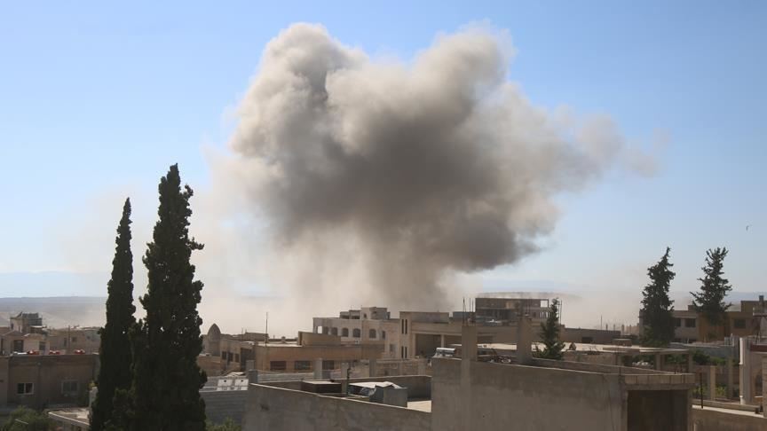 ادلب سوریه بار دیگر هدف حملات هوایی قرار گرفت