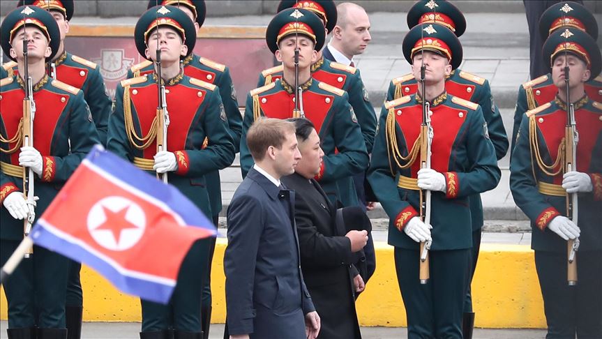 Лидер КНДР прибыл в Россию