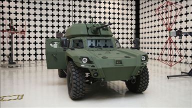 Turkey's first electric armored vehicle unveiled