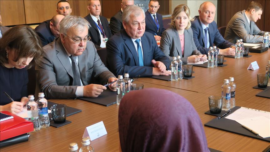 Turkish, Russian, Iranian officials discuss Syria peace
