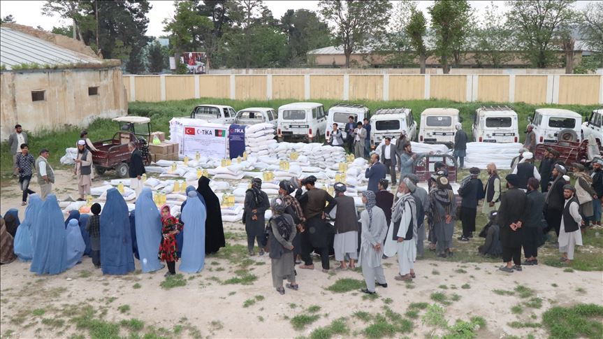 کمک تیکای ترکیه به سیل‌زدگان فاریاب افغانستان