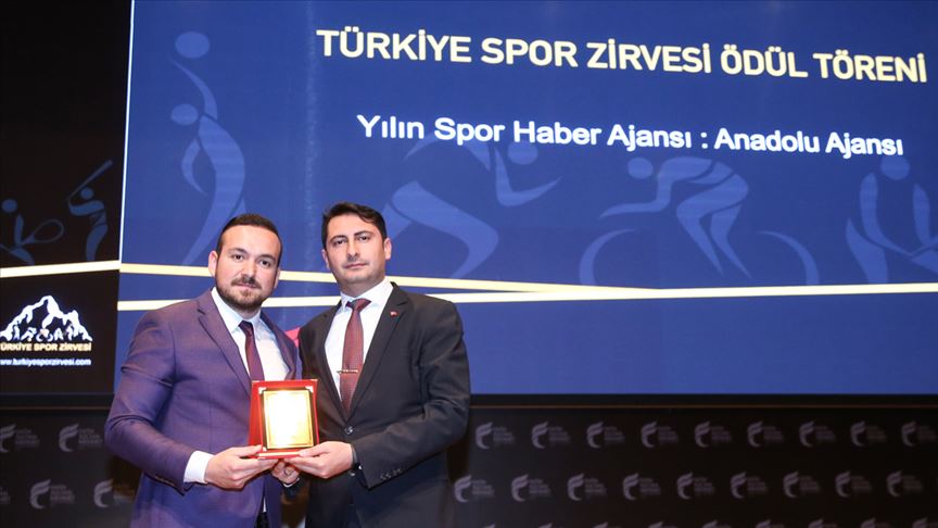 AA'ya 'yılın spor haber ajansı' ödülü