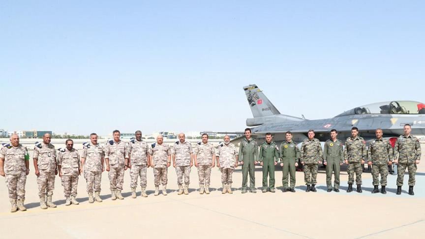 مشاركة تركية في تمرين "صقر 21" الجوي بالدوحة