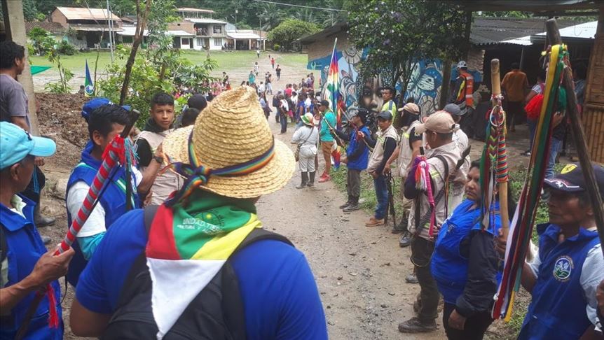 Indígenas en Colombia reportan seis heridos por policía antidisturbios