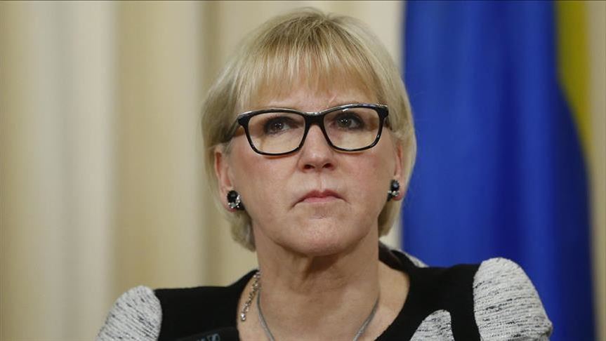 Sweden foreign minister ‘proud’ to recognize Palestine