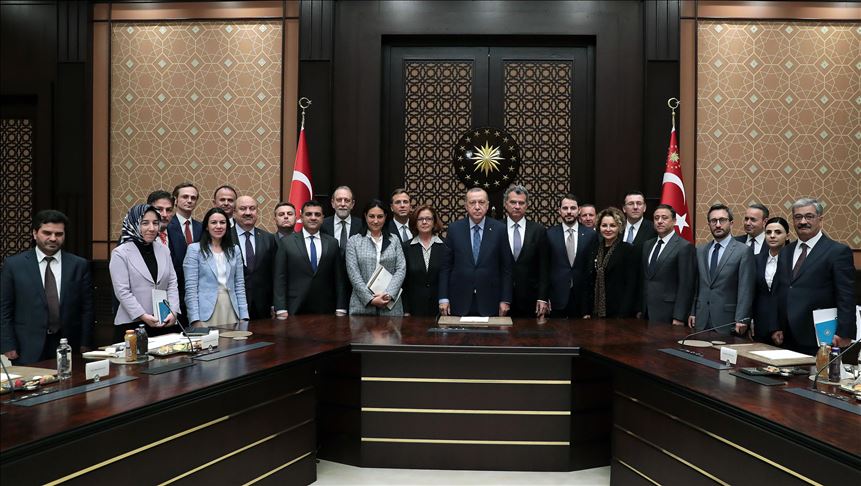 Turkish president meets top business leaders